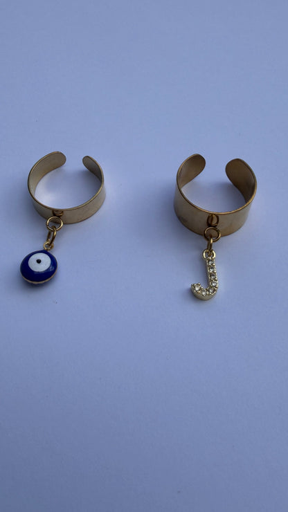 Bague charms à personnaliser  - Or