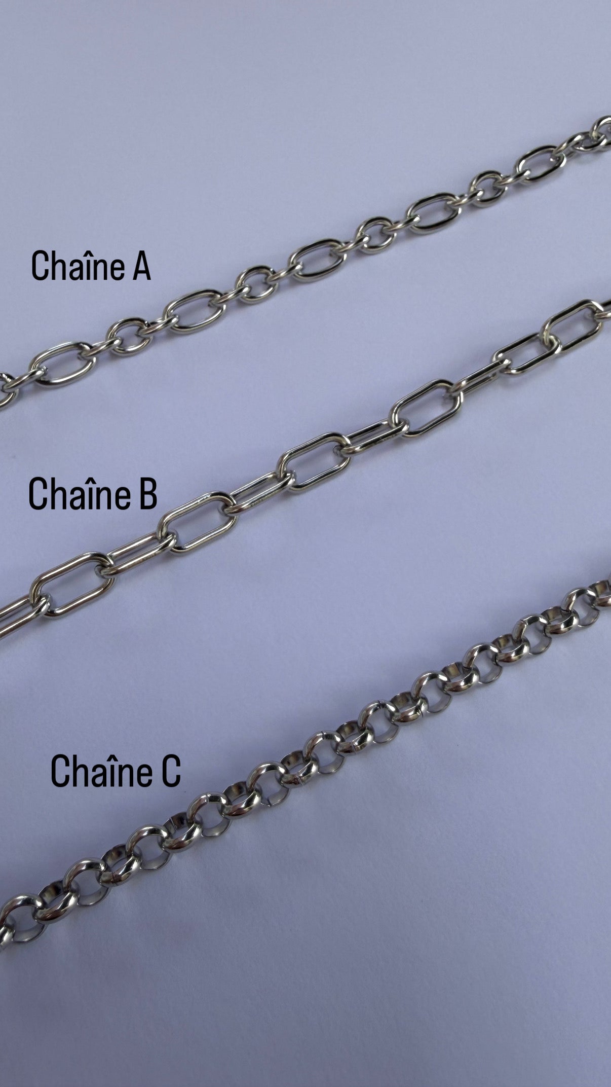 Collier chams à personnaliser - Argent