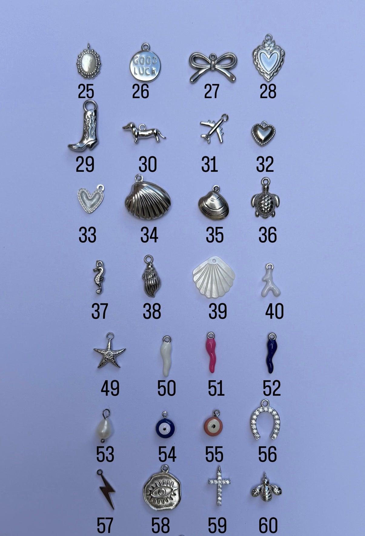 Bague charms à personnaliser - Argent