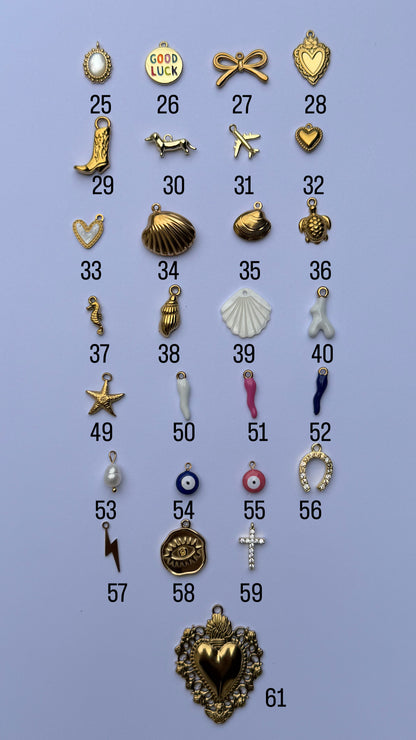 Collier charms à personnaliser - Or